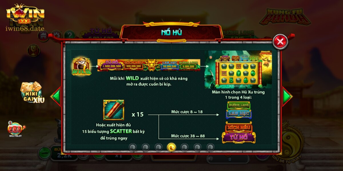 Nổ Hũ Kung Fu Panda Iwin68