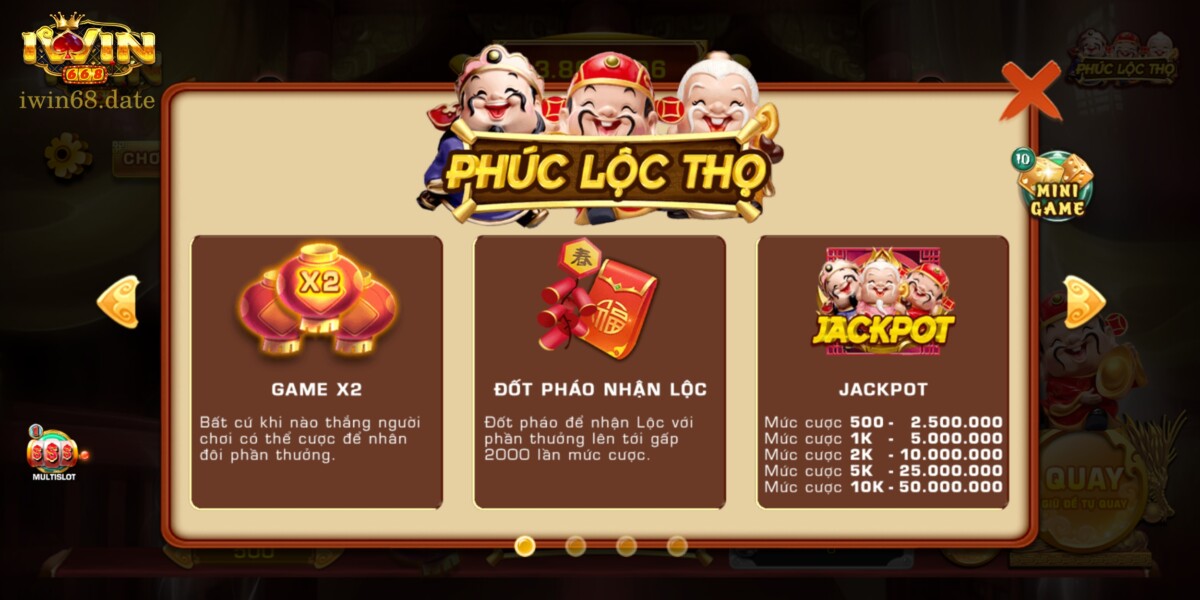 Tính Năng Đặc Biệt Trên Phúc Lộc Thọ Iwin68